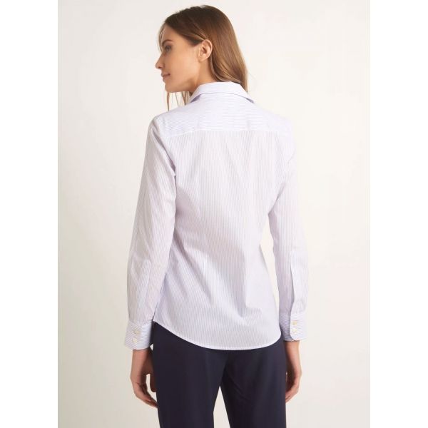 camisa de algodão tricoline dudalina