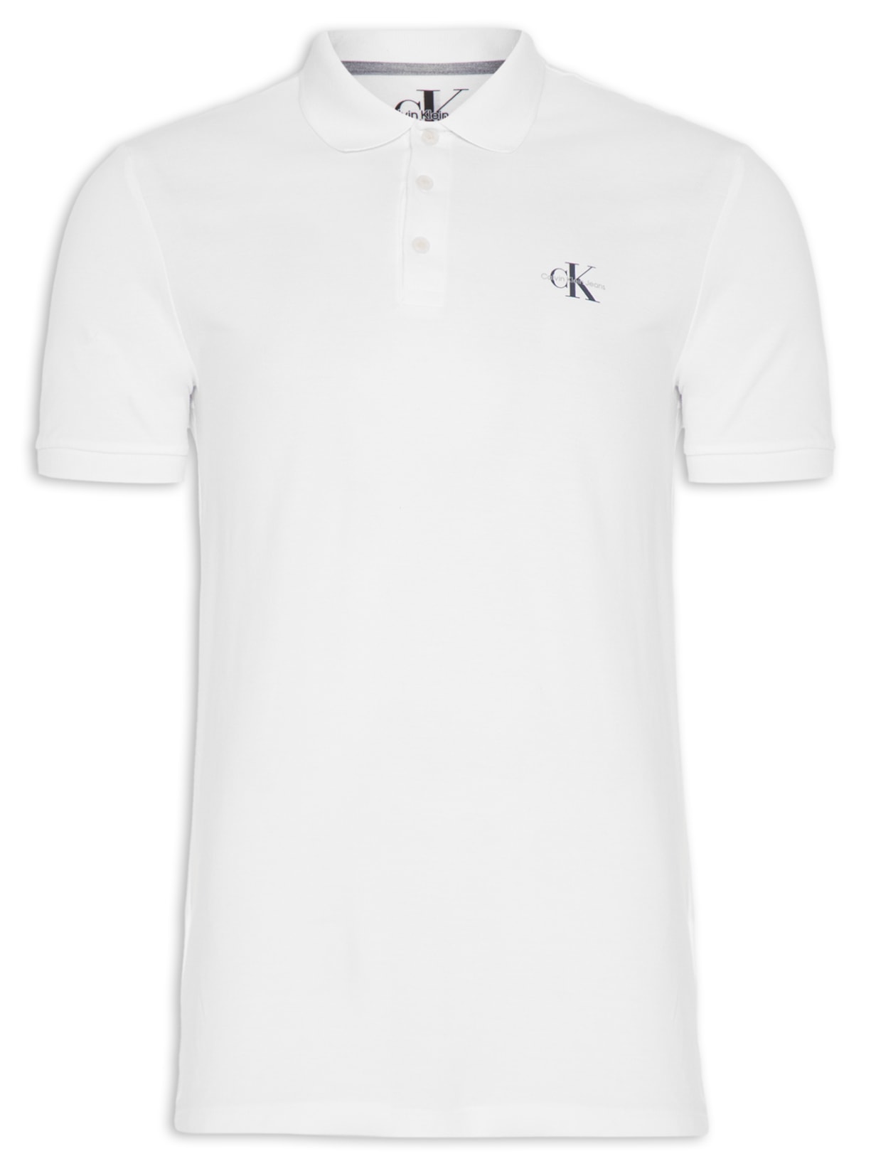 camisa polo calvin klein preta