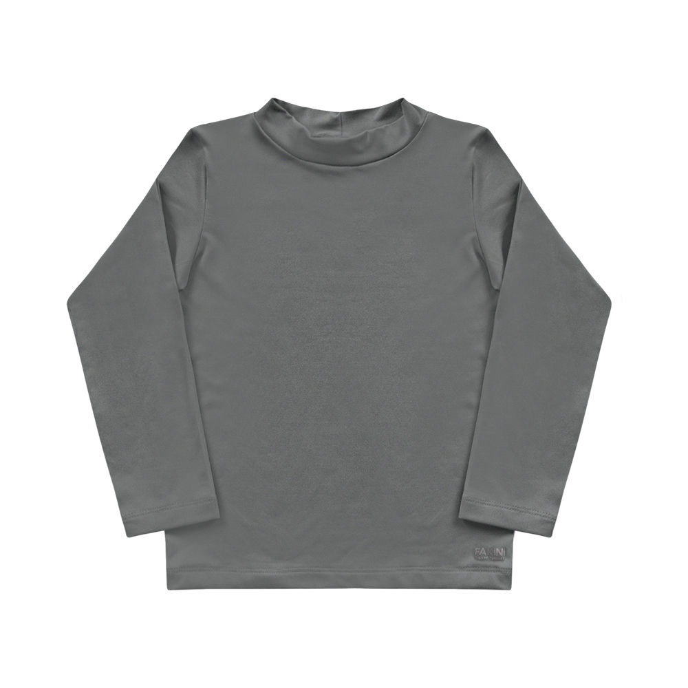 camiseta feminina gola alta branca