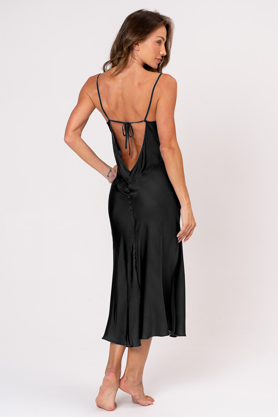camisola longa para usar sob vestidos