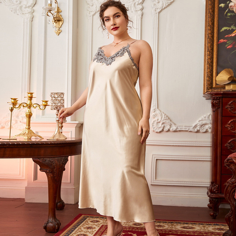camisola longa cetim toque de seda