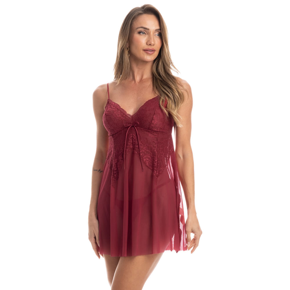 camisola sensual preta