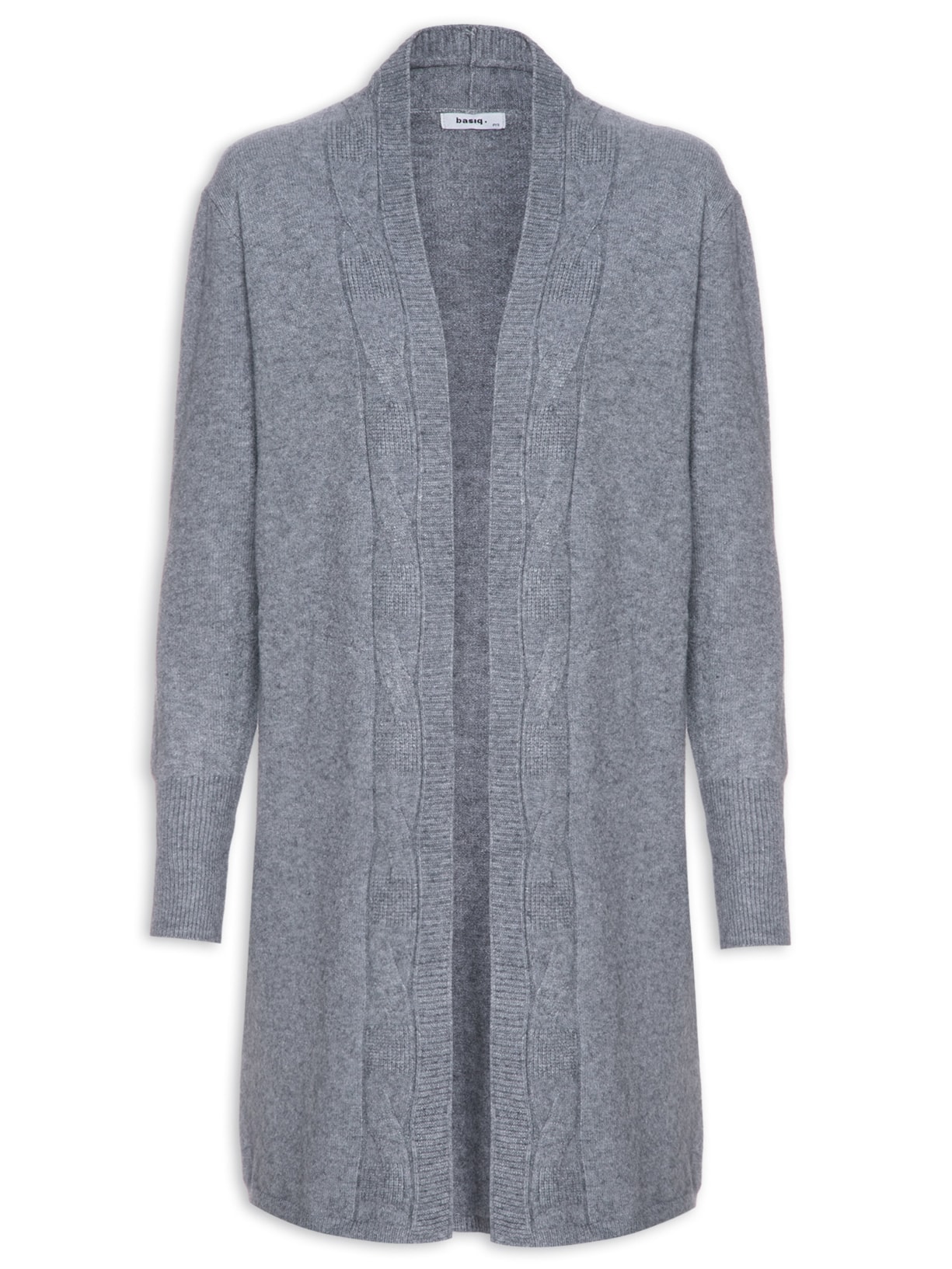 cardigã longo feminino tricô