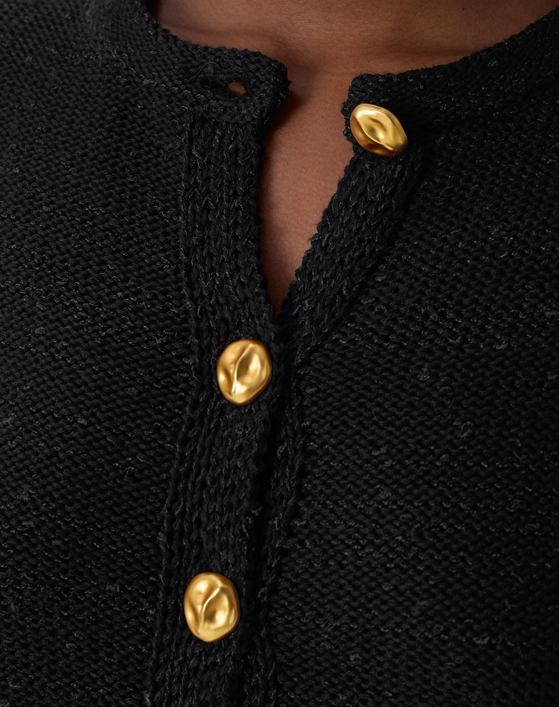 cardigan feminino com botões frontais