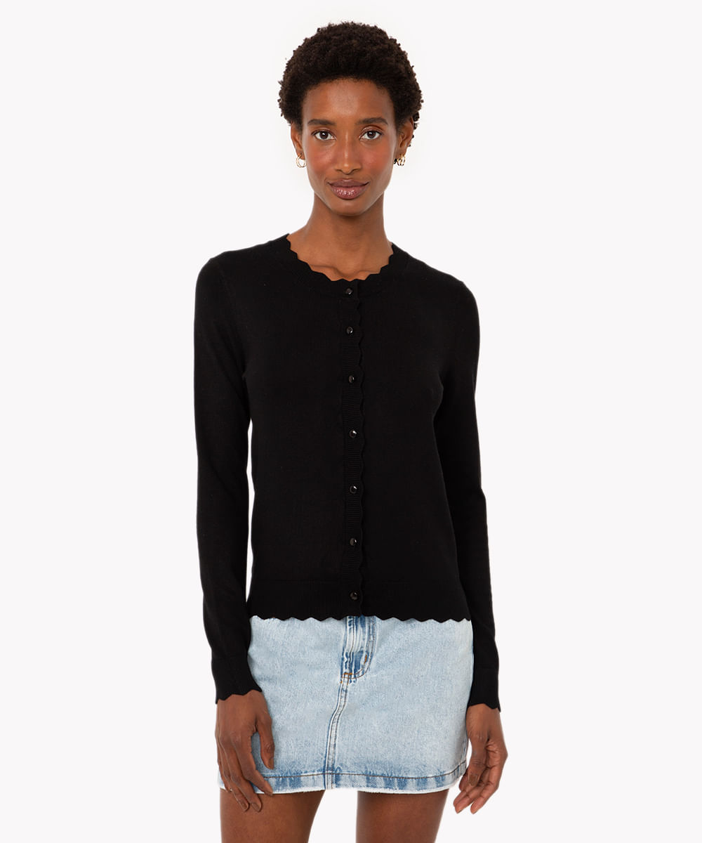 cardigan feminino cropped