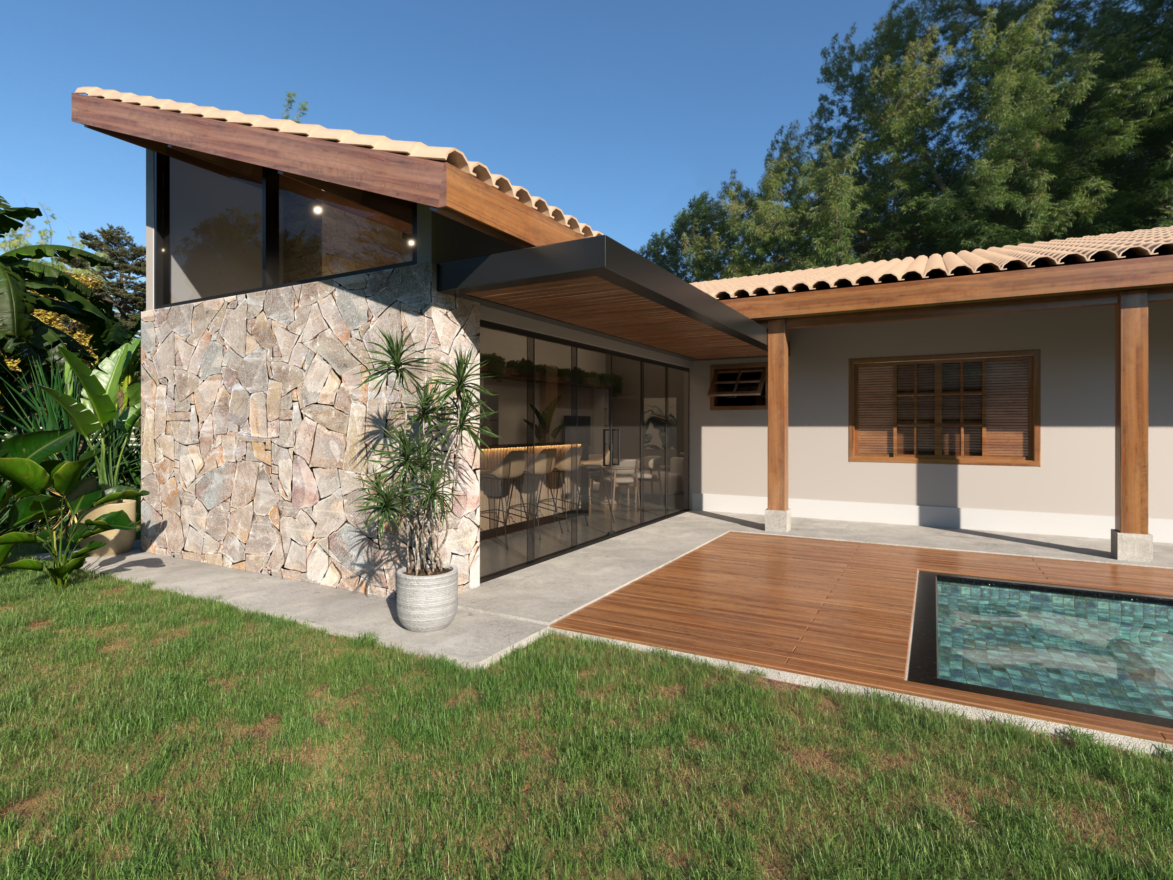 construir casa de campo econômica