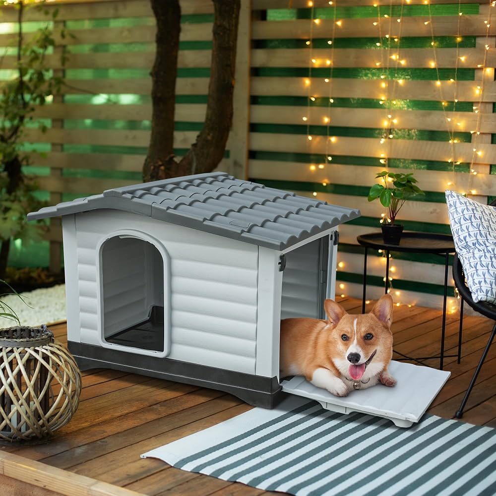 casinha de cachorro de plástico