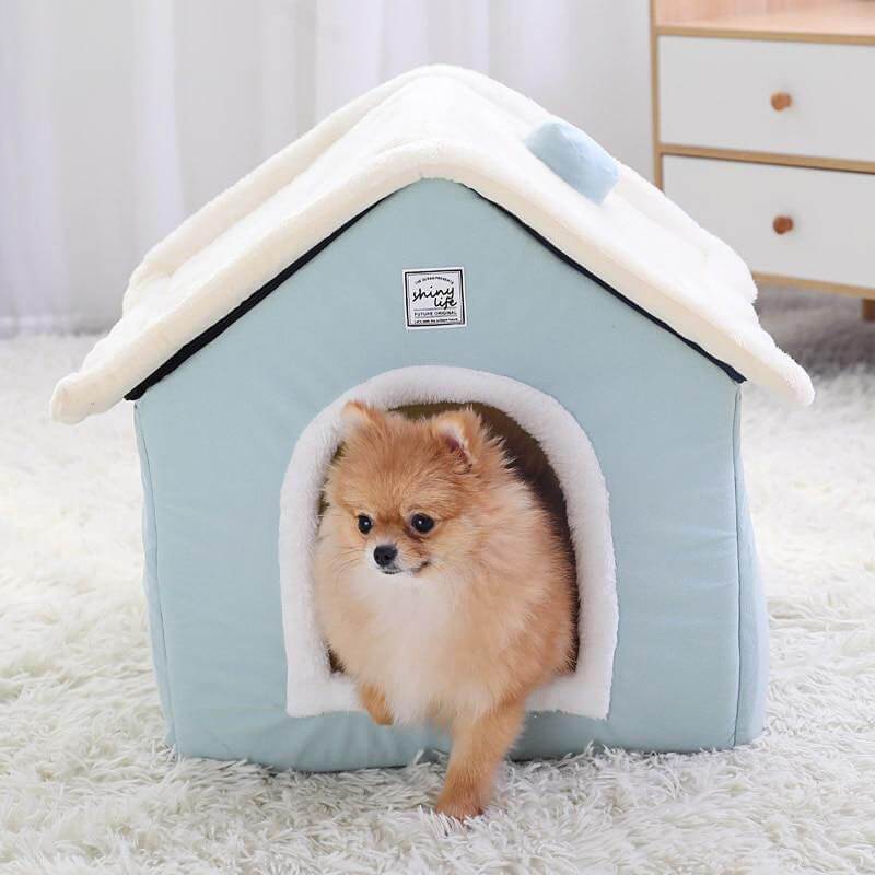 casinha de cachorro com colchonete