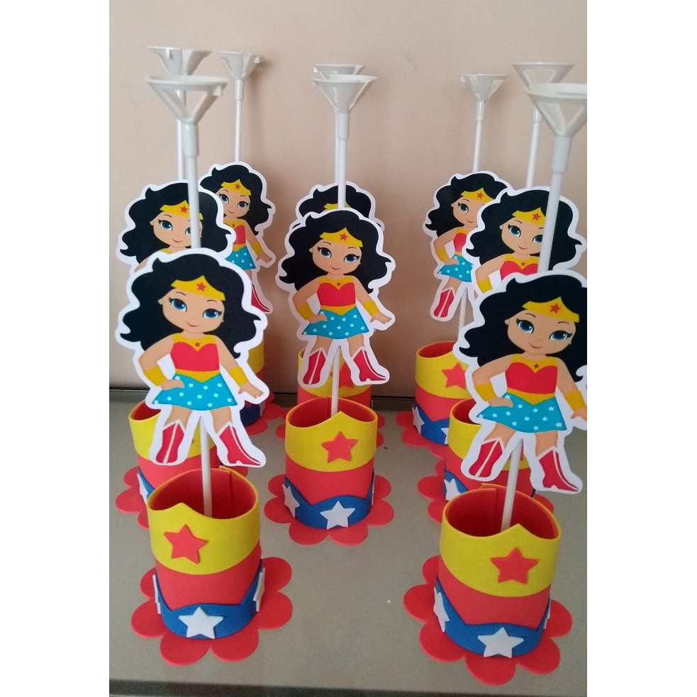 diy centro de mesa copa do mundo