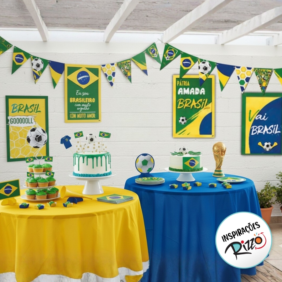 ideias centro de mesa futebol