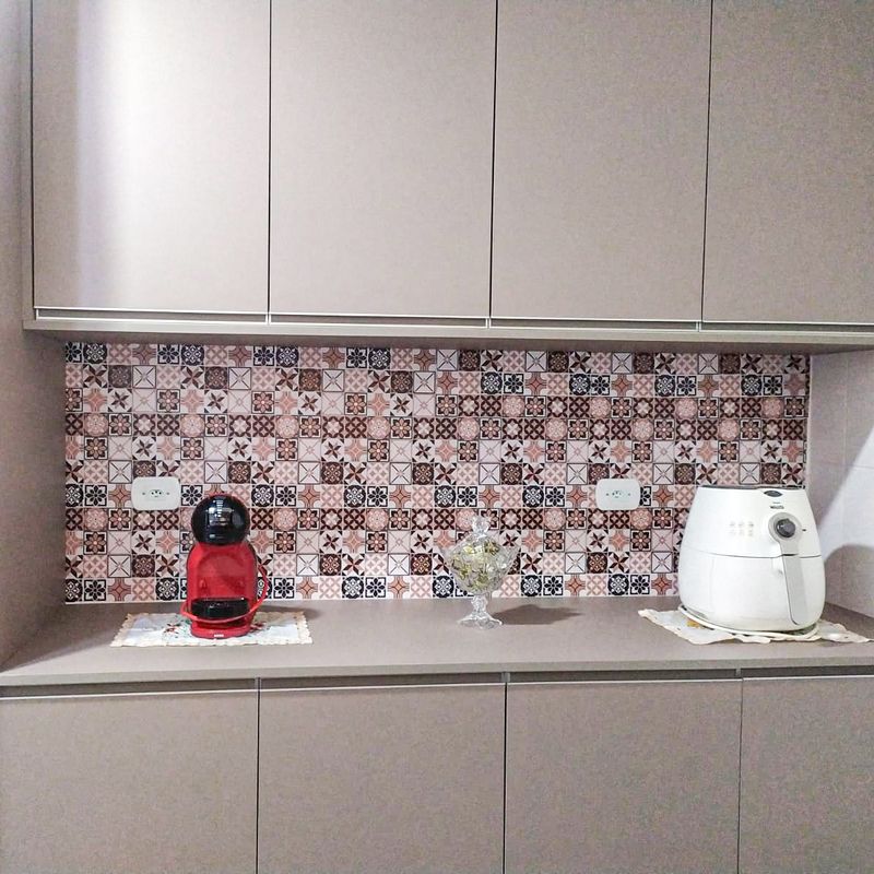 papel de parede adesivo cozinha azulejo