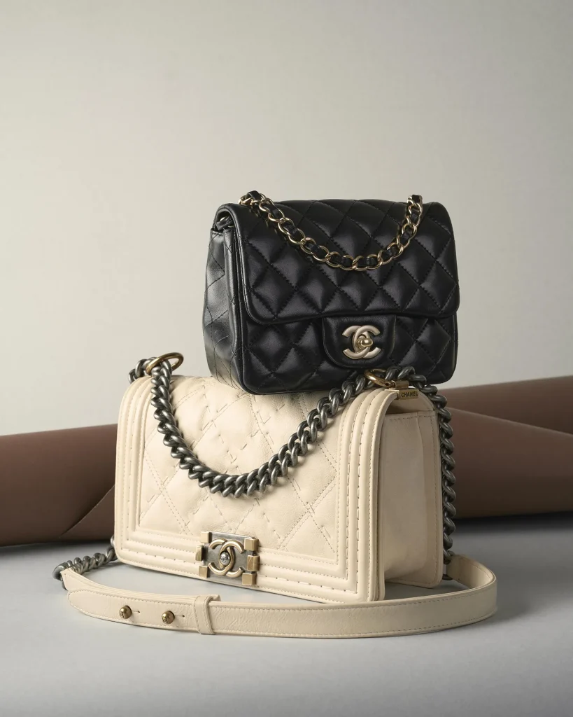 Diferenças entre Chanel Classic e Boy Bag