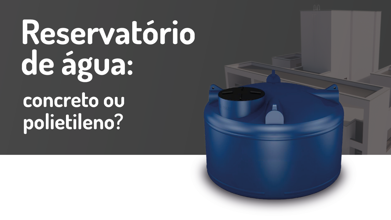 reservatório de água da chuva