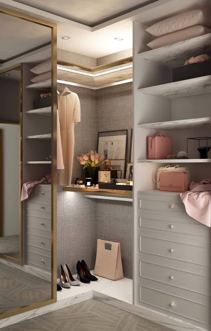 dicas de closet pequeno