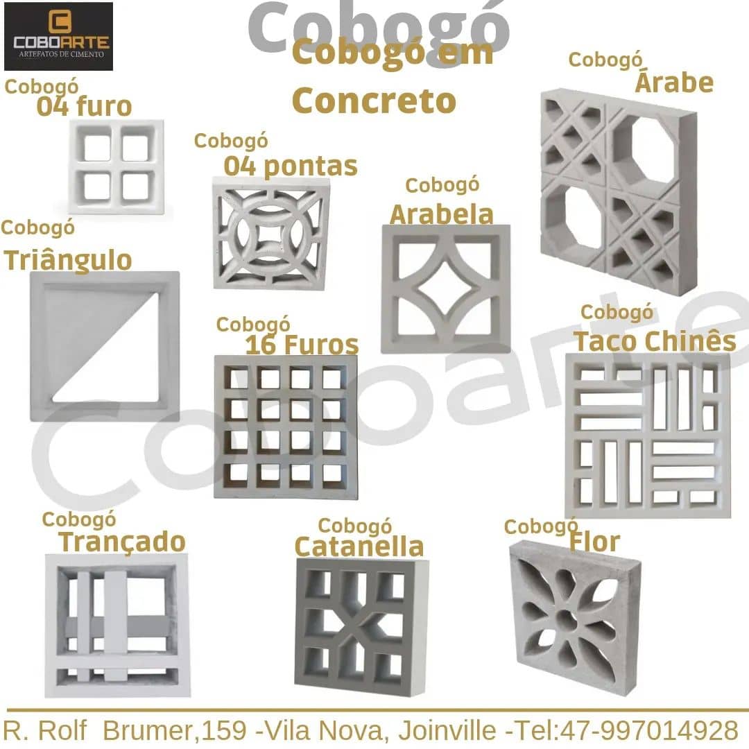 blocos de concreto vazados