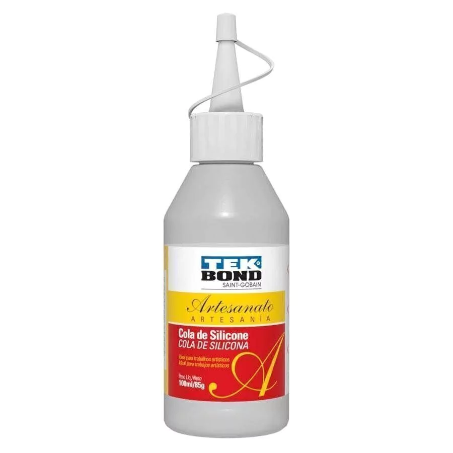 cola de silicone secagem rápida