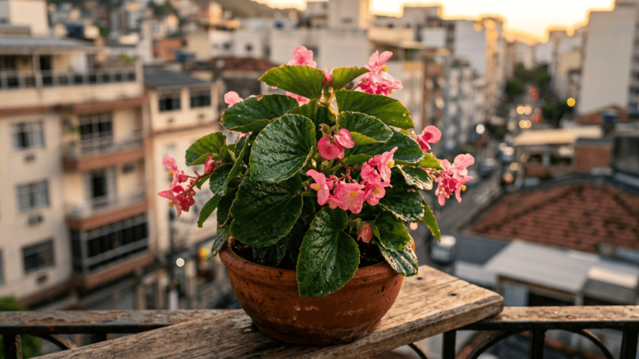 como cuidar de begônias em apartamento