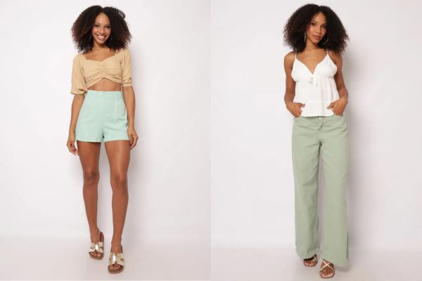 combinação de cores para looks elegantes