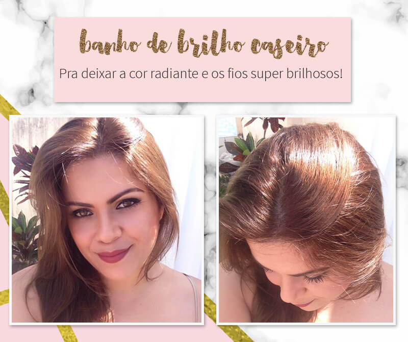 como fazer banho de brilho com tonalizante