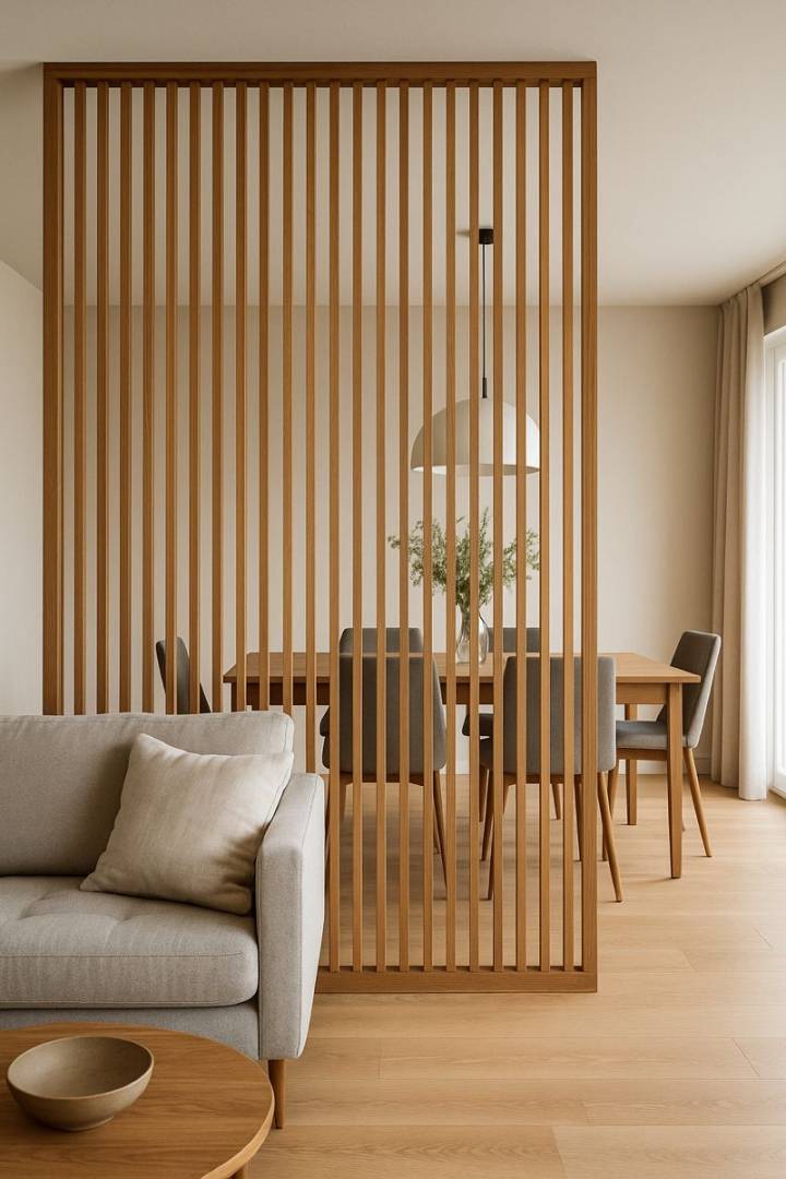 divisória de ambiente DIY