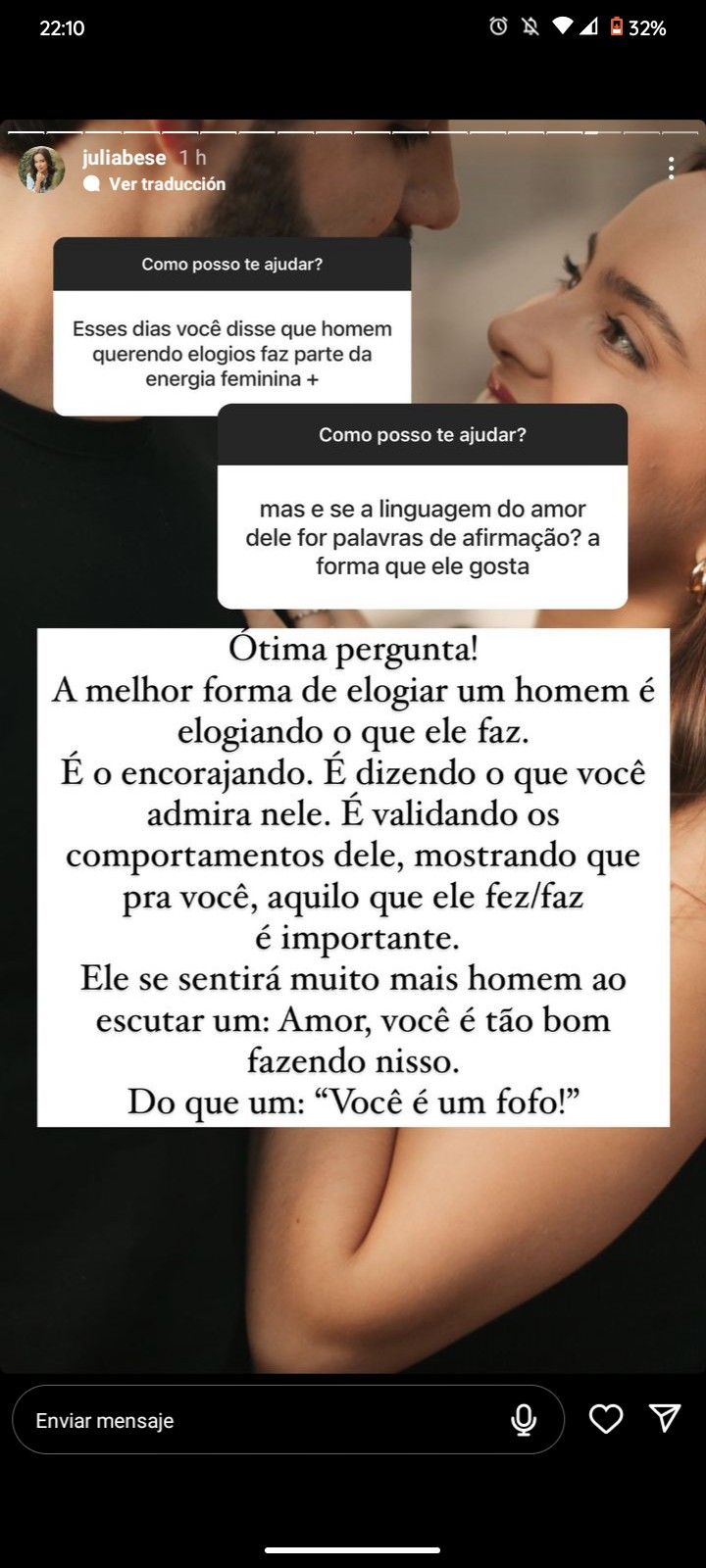 frases para valorizar um homem