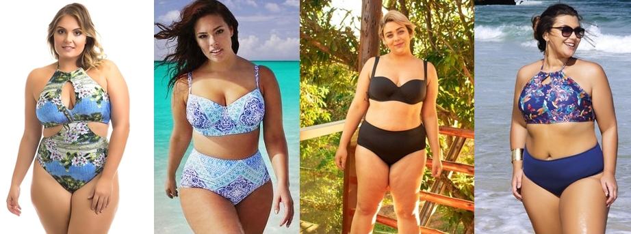 moda praia plus size 2026