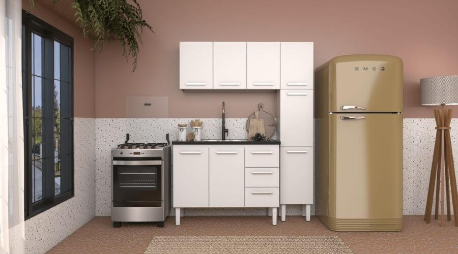 armário planejado para cozinha pequena
