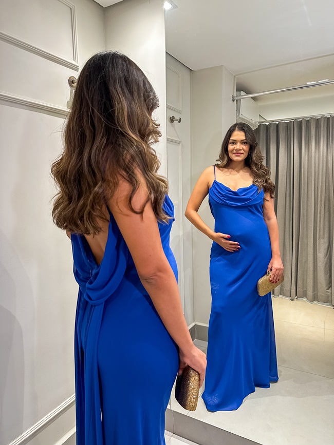 moda gestante formatura