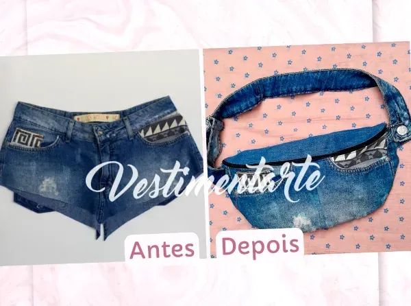 short jeans folgado sobe