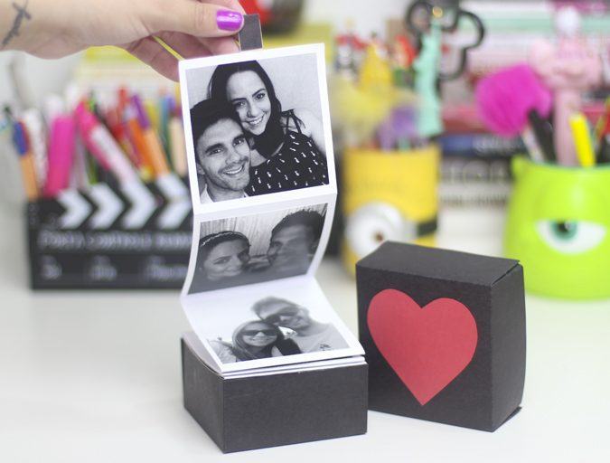 caixa de amor DIY