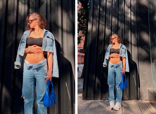 como usar calça larga feminina