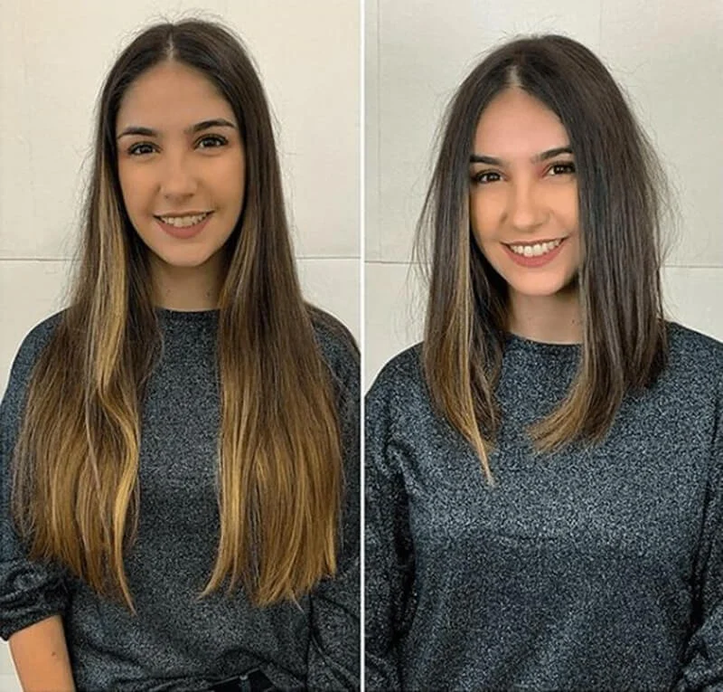 teste do lápis e régua cabelo curto