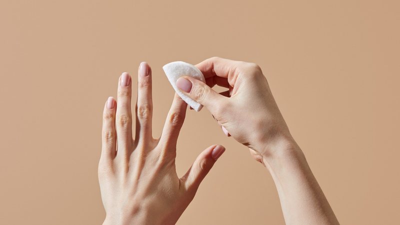 técnica do papel alumínio para remover gel