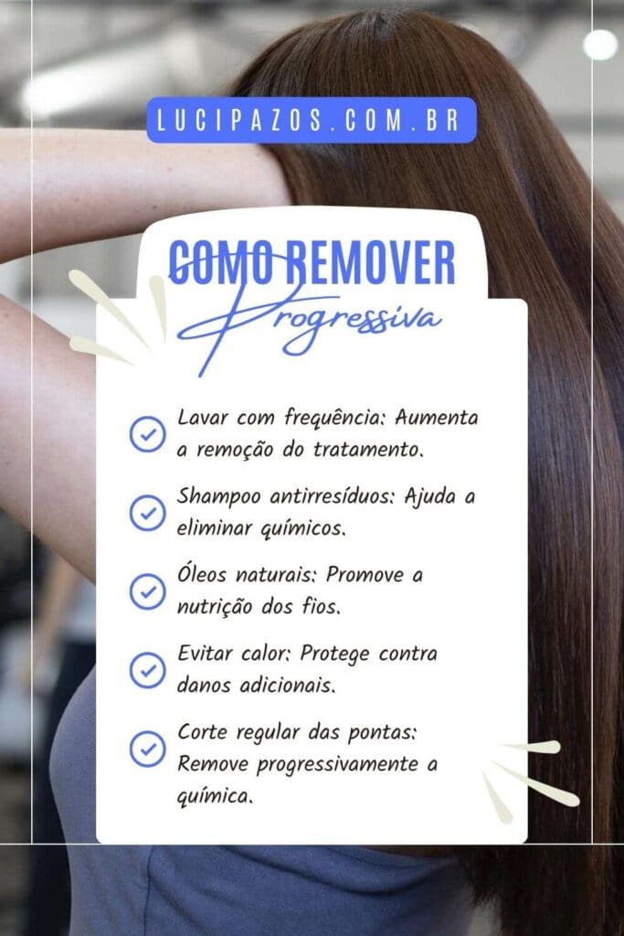 como tirar o cheiro de progressiva