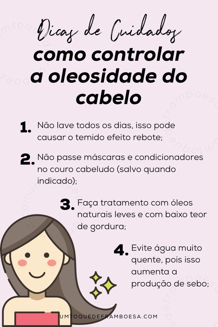 como tirar oleosidade do cabelo rapido
