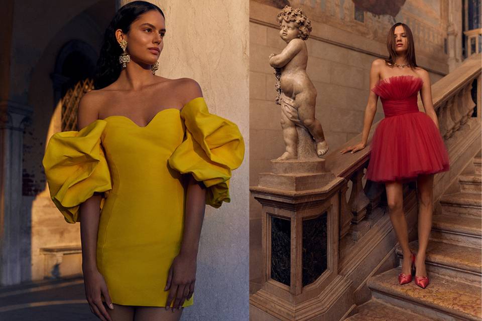 elegância com vestido de algodão para festa
