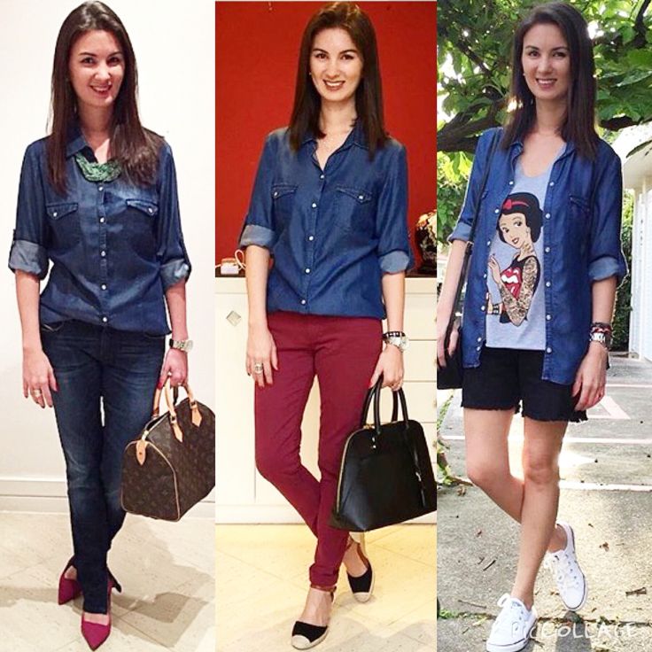 truques para usar camisa jeans como terceira peça
