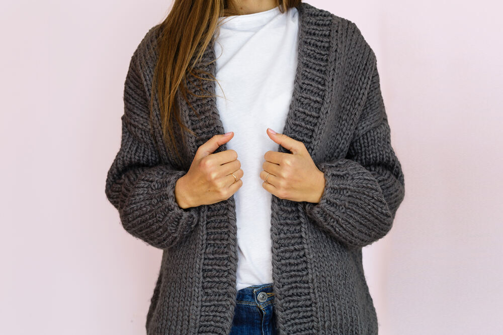 cardigan para escritório