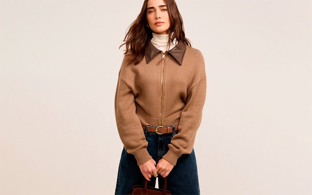 roupa de trabalho com cardigan