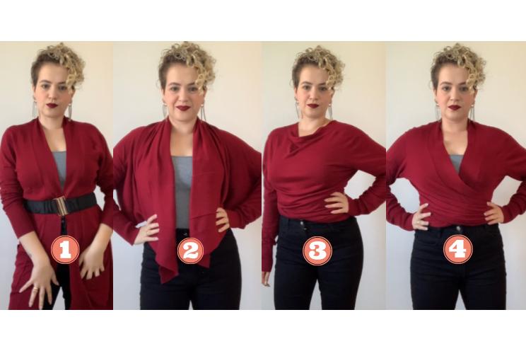 cardigan para escritório