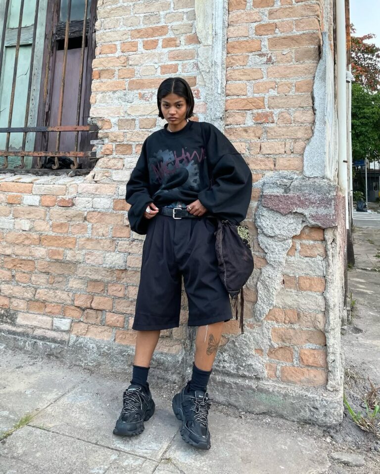 estilo moletom oversized