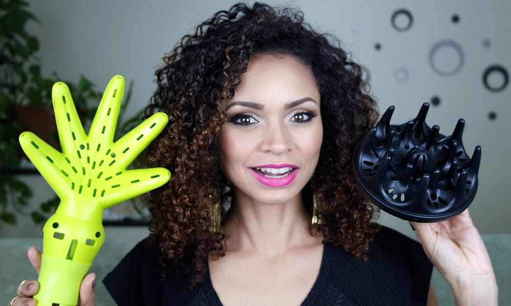secador com difusor para cabelo ondulado