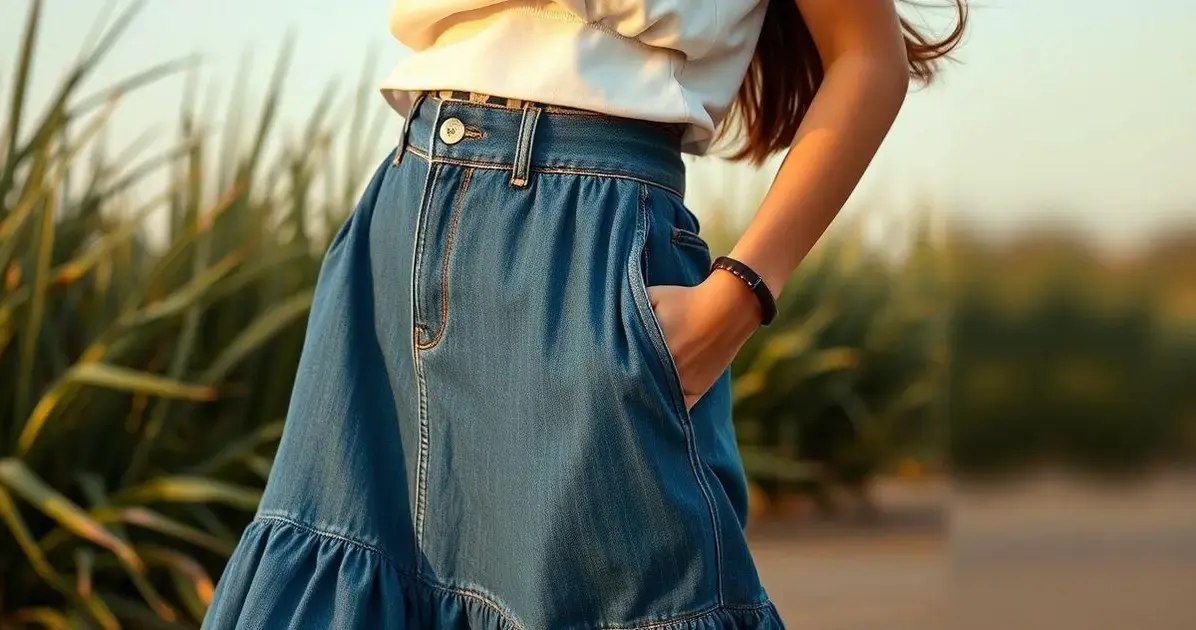 truques de estilo saia midi