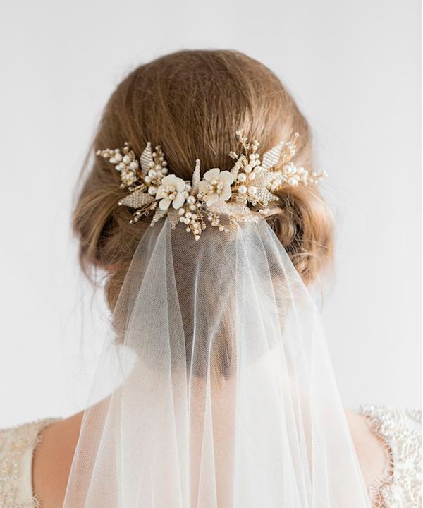 como prender véu cabelo solto casamento