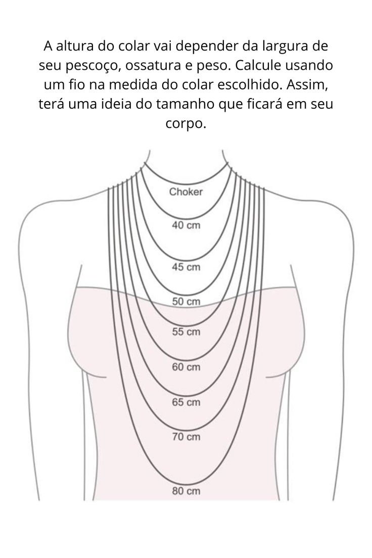 tamanho ideal corrente semijoia