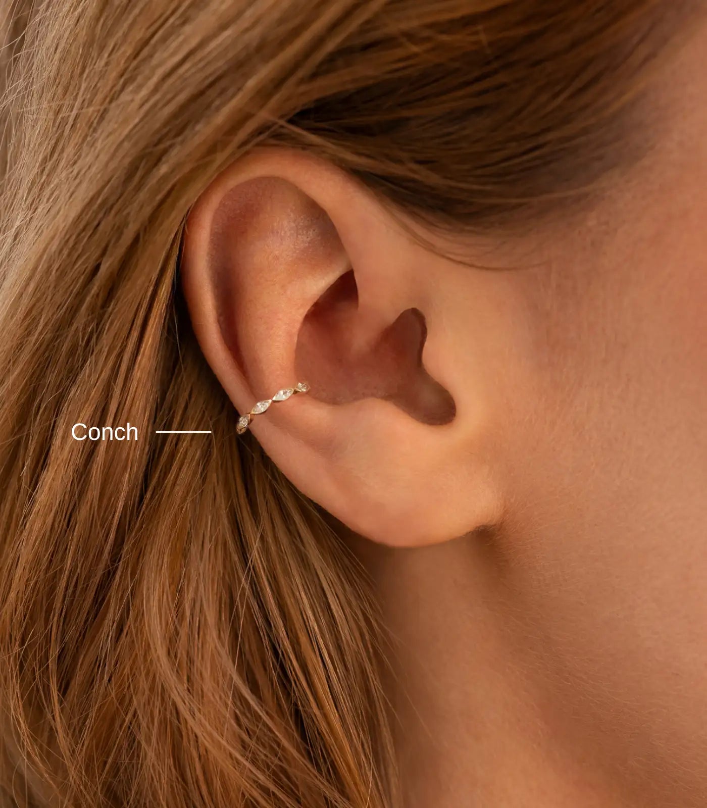 piercing concha externa