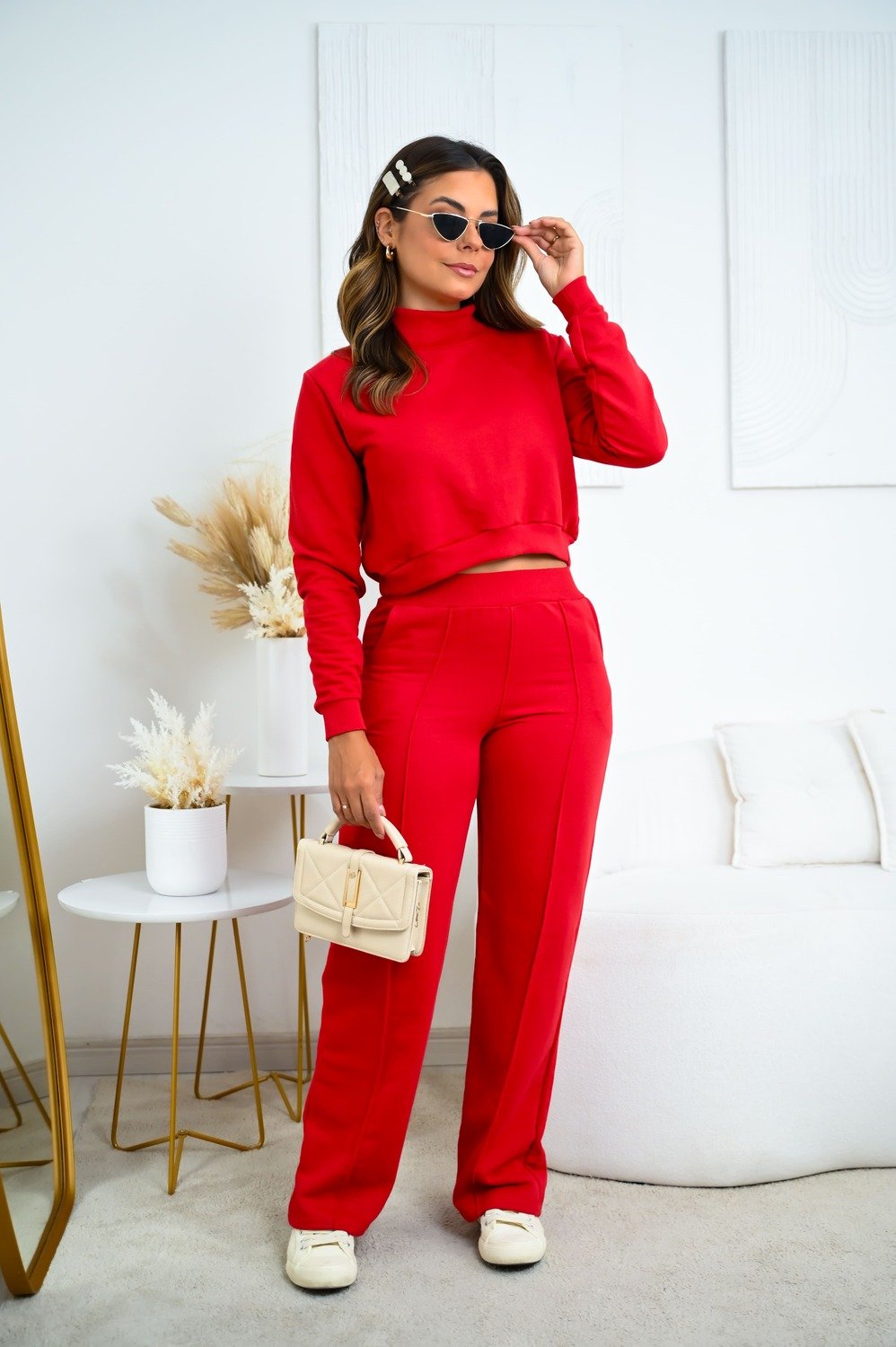 conjunto de moletom feminino confortável e estiloso
