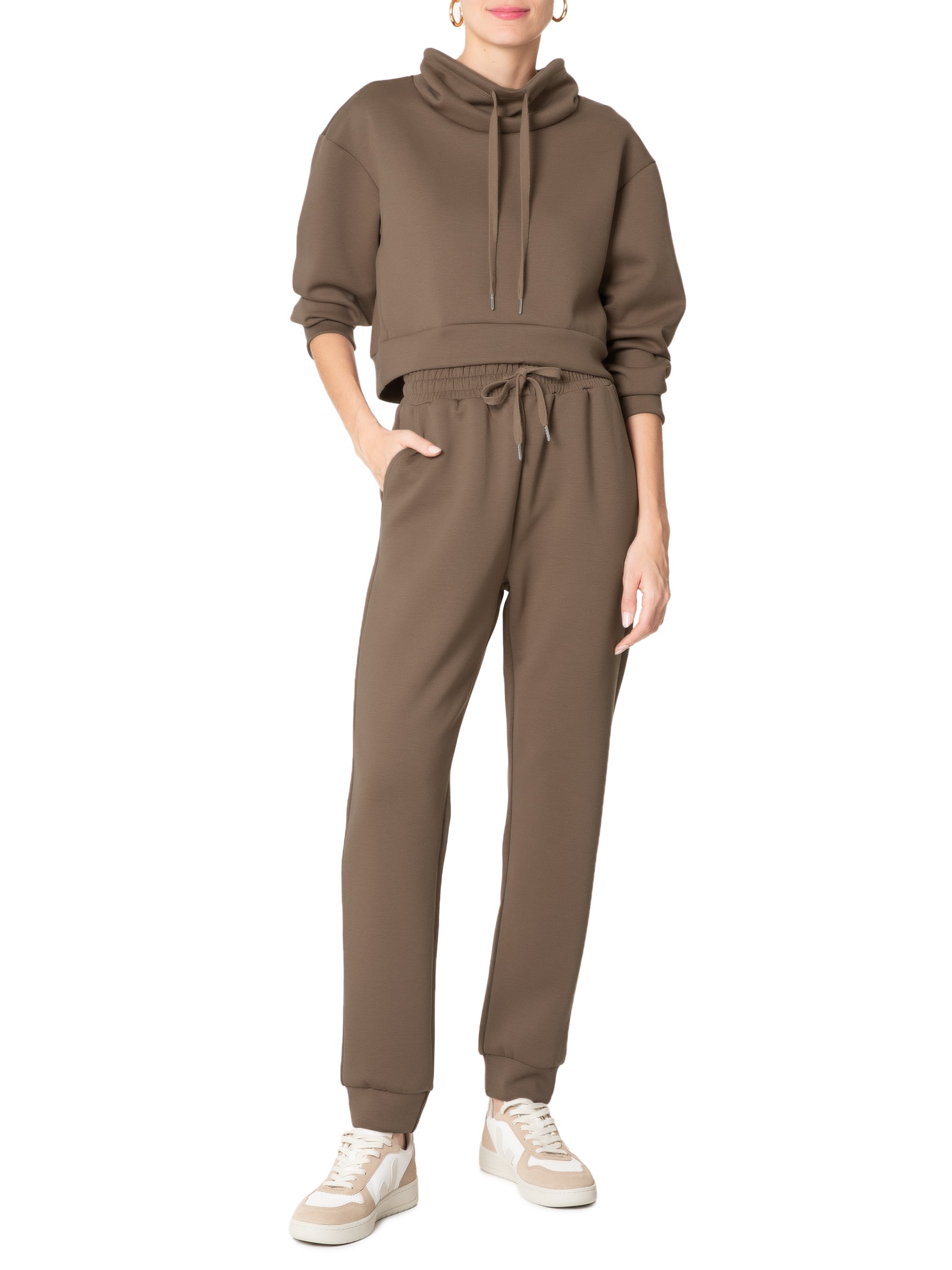 conjunto moletom leve feminino