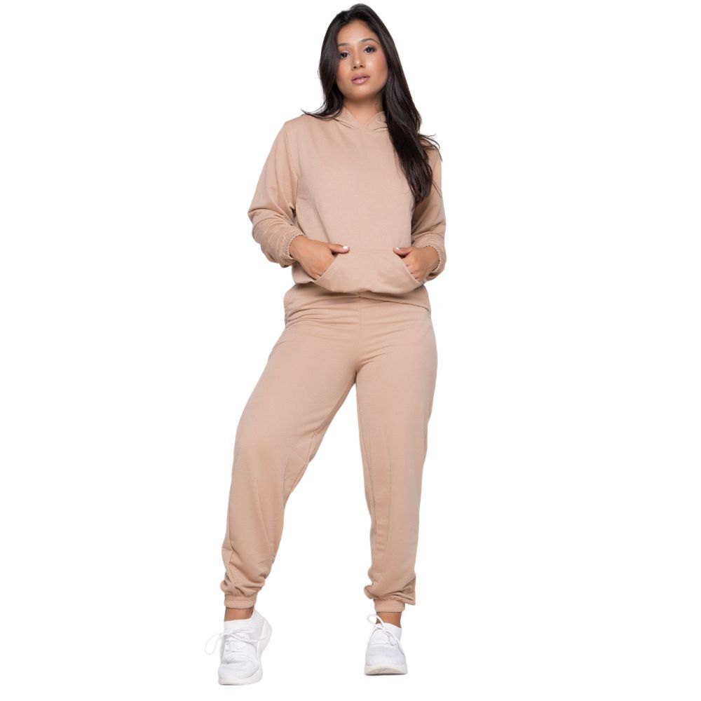 conjunto de malha fina feminino