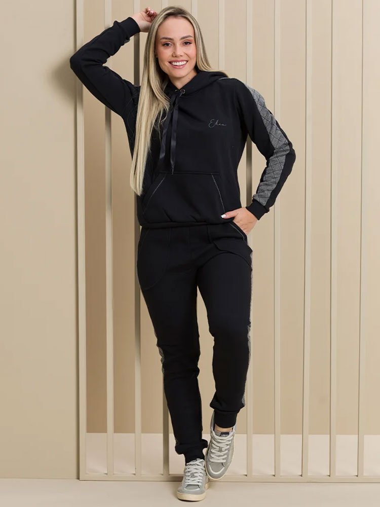 conjunto moletom leve feminino